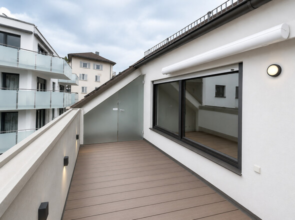Dachloggia leicht verschönert mit KI