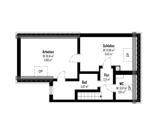 Grundriss Dachgeschoss