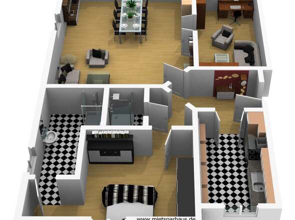 3D Grundriß