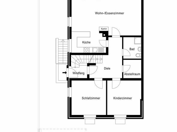 Grundriss - Erdgeschoss