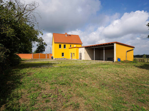 Hausrückseite