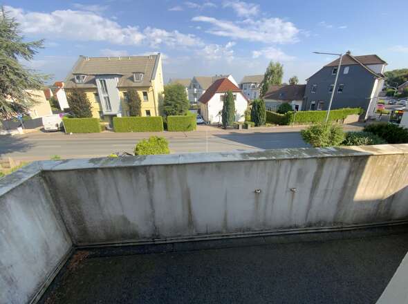 Blick vom Balkon