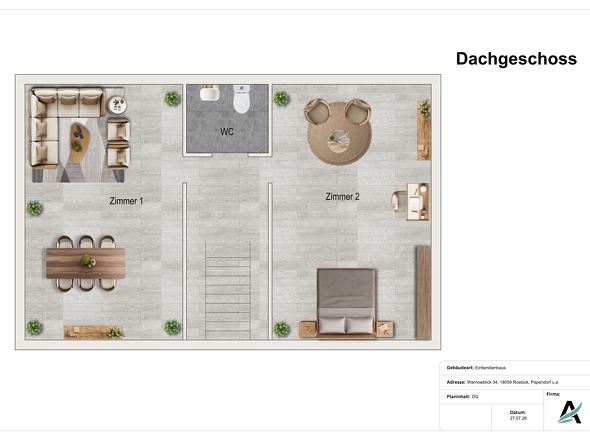 Grundriss DG  