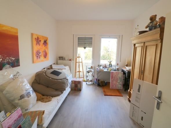 Zimmer 1 mit kleinem Balkon