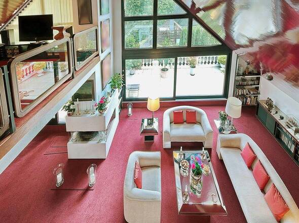 Blick ins Wohnzimmer