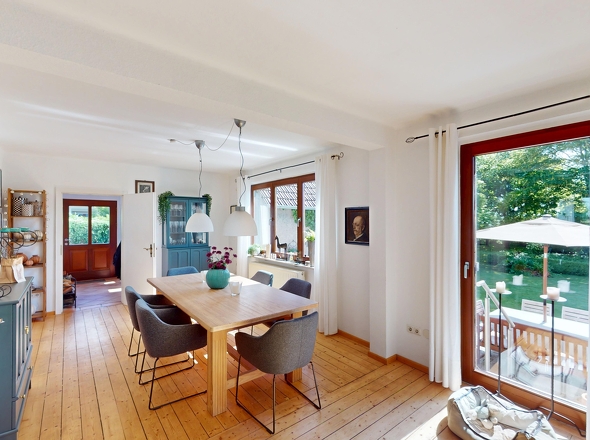 Offenes Esszimmer