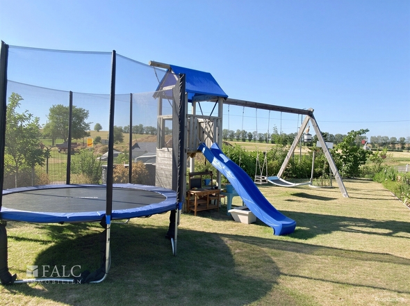 Platz für Kinderspielplatz, KI optimiert
