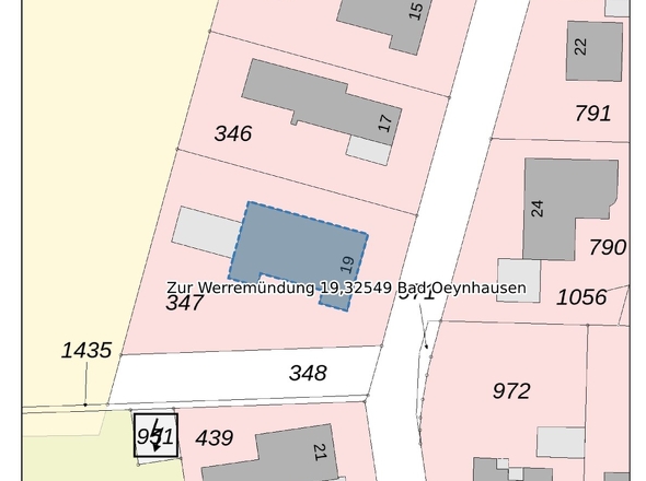 Flurkarte Zur Werremündung 19-1