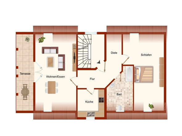 Haus-B-Dachgeschoss