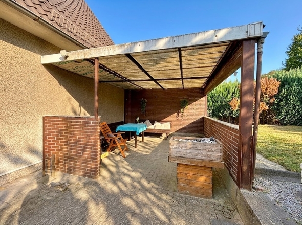 Überdachte Terrasse