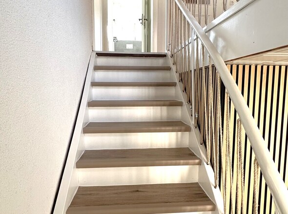 Treppe ins 1. Obergeschoss