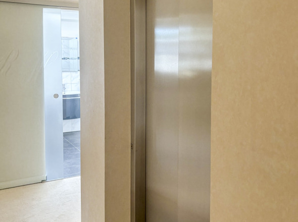 Aufzug bis in die Wohnung