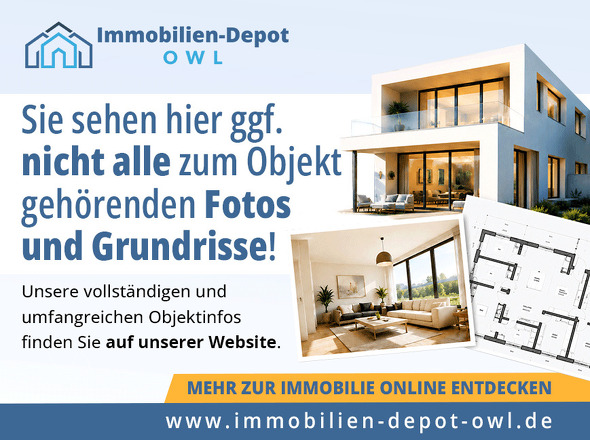 Weitere Fotos/Grundrisse auf www.immobilien-depot-owl.de