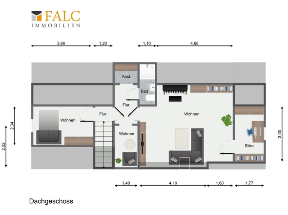 Grundriss Dachgeschoss