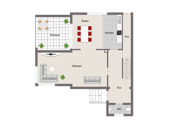 Erdgeschoss Wohnung 1