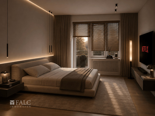 Schlafzimmer KI-generiert