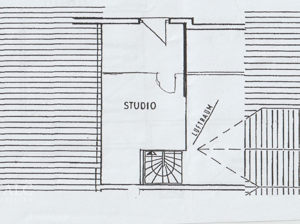 Wohnung-Grundriss-Studio