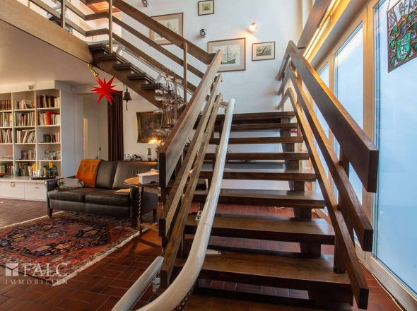Wohnbereich mit Treppe
