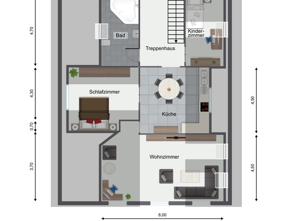 Grundriss Dachgeschoss
