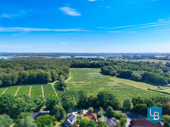 Eingebettet zwischen Feldern