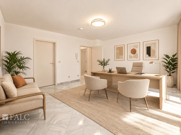 Einrichtungsbeispiel Büro EG Zimmer 1 