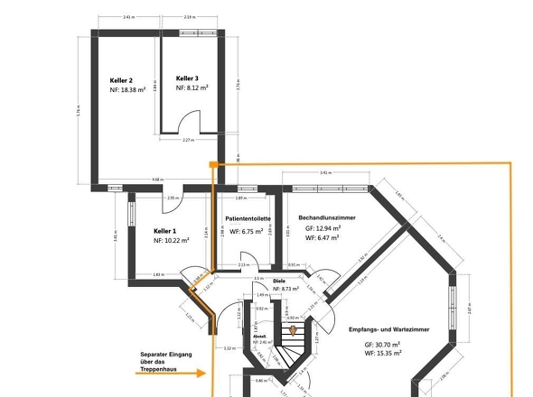 Grundriss UG Büro_Praxis