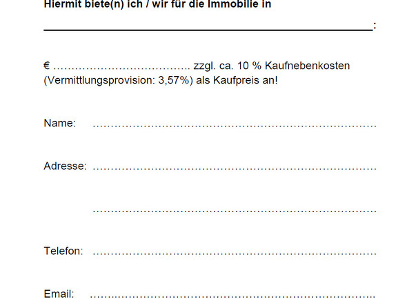 Kaufangebot