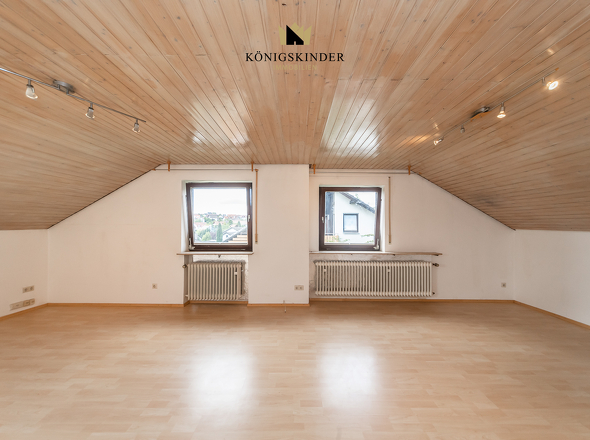 Wohn- und Esszimmer Dachgeschoss