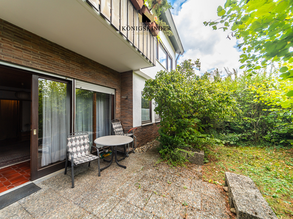 Terrasse und Garten Untergeschoss