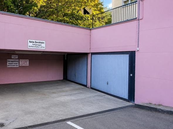 Die Garage – bequemes und geschütztes Parken.