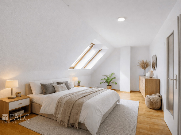 WE I OG Schlafzimmer - (KI generiert)