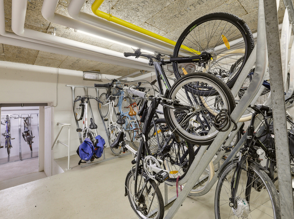 Fahrradkeller mit Außenzugang