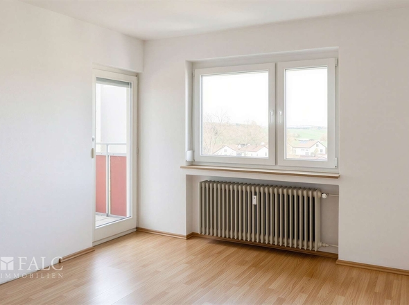 Schlafzimmer mit Balkonzugang