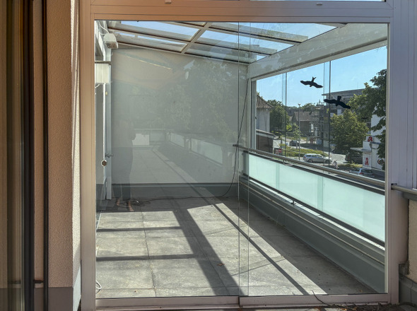 Dachterrasse mit Wintergarten