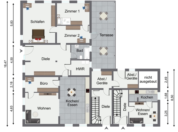 Grundriss Erdgeschoss