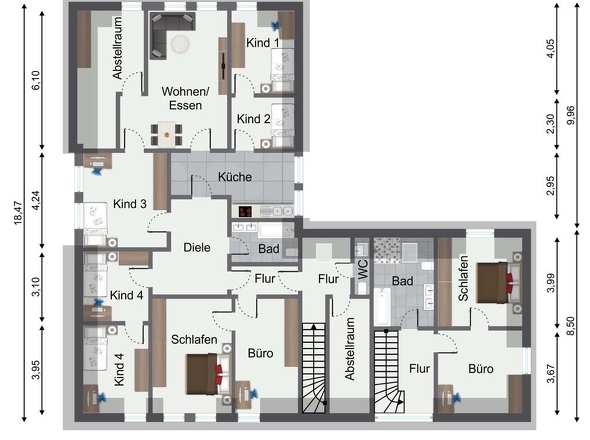 Grundriss Dachgeschoss