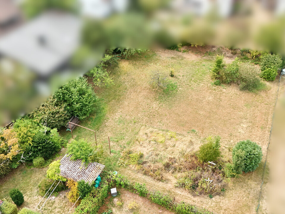 Drohne Gartengrundstück