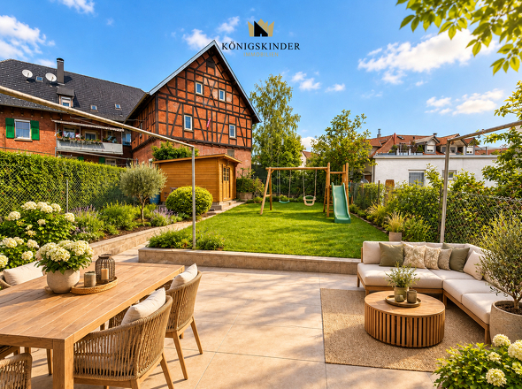 Garten u. Terrasse - KI-Bild Beispiel