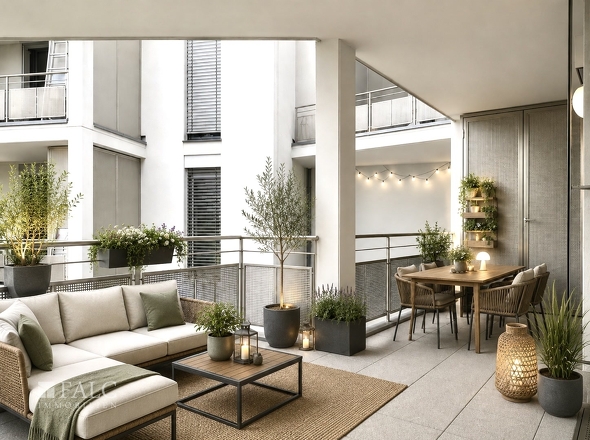 Balkon KI Home Staging