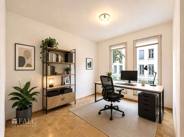 Arbeitszimmer KI Home Staging