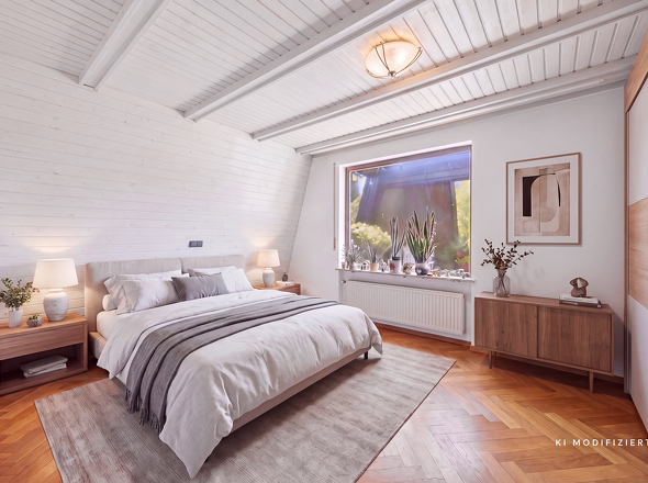 Schlafzimmer visualisiert