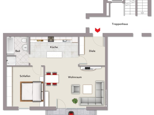 OG-2 ZKBB, ca. 70 m² Wfl.