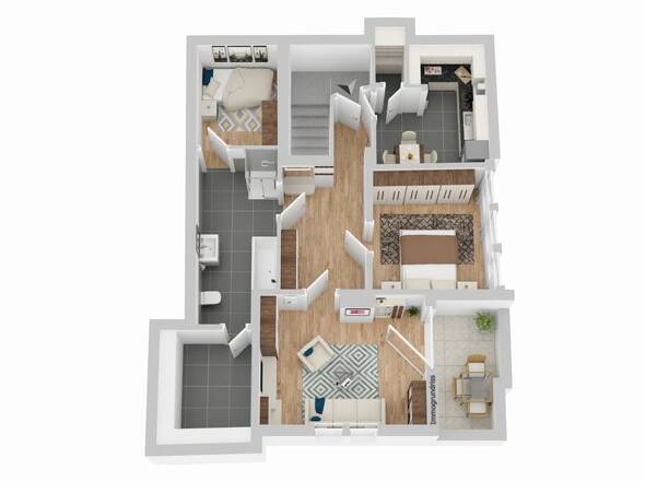 Grundriss DG Wohnung II