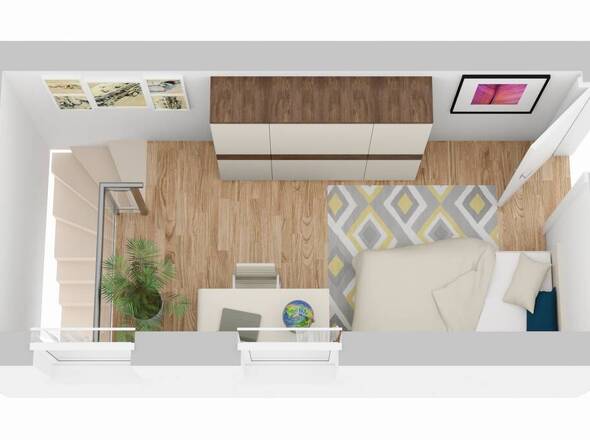 Grundriss Souterrain Whg. III Ebene 2