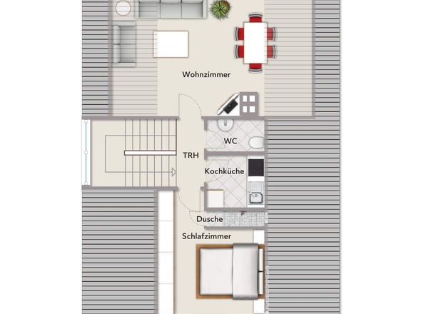 DG: 2 ZKDWC, ca. 42 m²