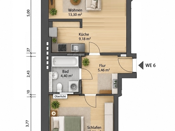Grundriss 3.Obergeschoss