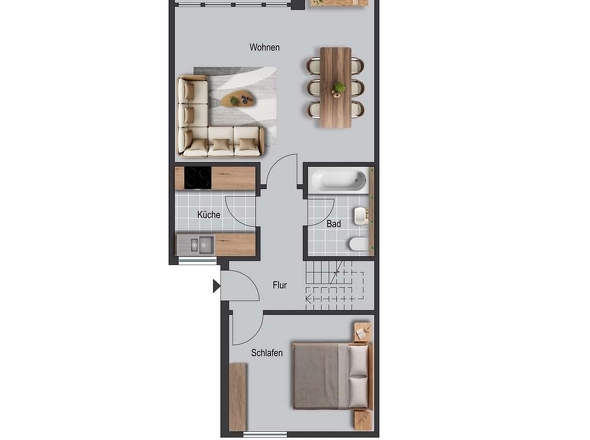 Grundriss Wohnung