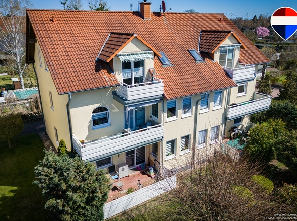 Luftaufnahme, Haus 1 