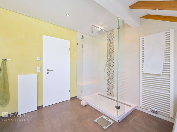 DG Badezimmer Blick Dusche