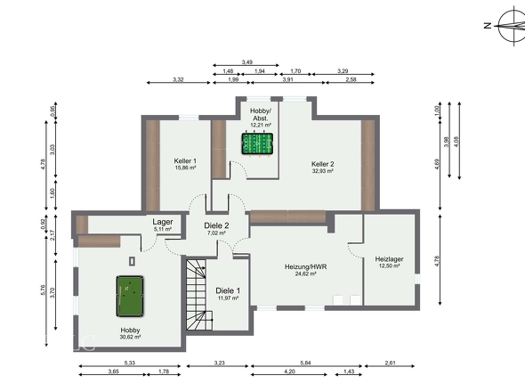 Grundriss UG